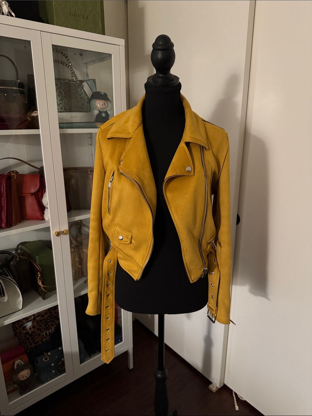 Yellow Moto Jacket - Women